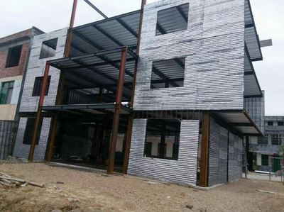 一體成形裝配式鋼混結構建筑4層住宅、4-6層廠房、6-11層辦公樓工藝流程圖集